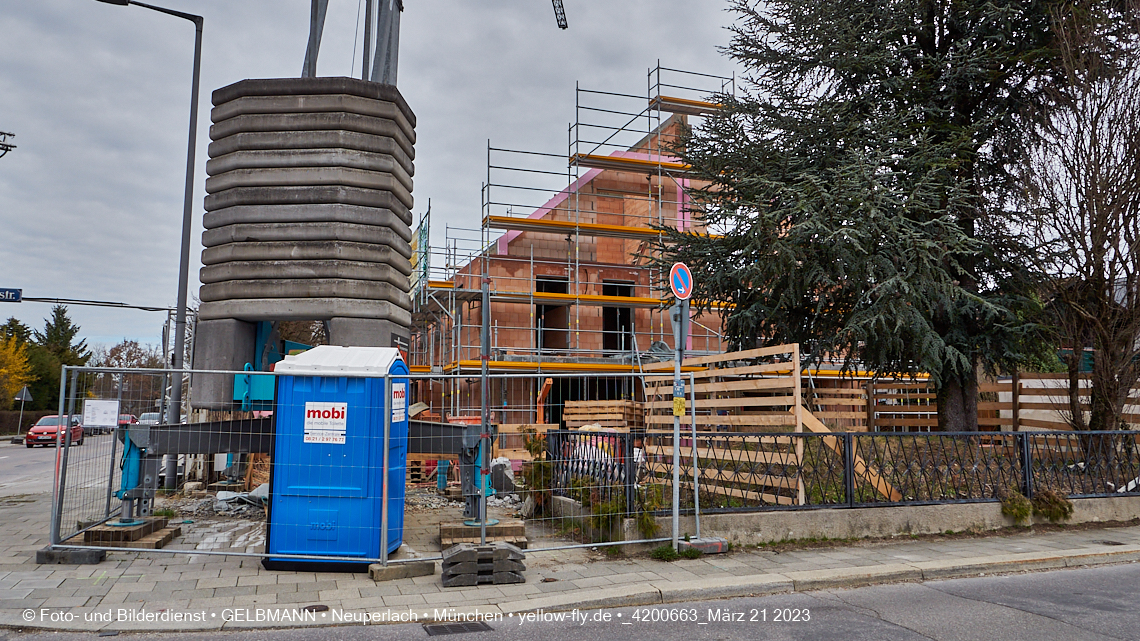 21.03.2023 - Baustelle und Wohnanlage Niederalmstraße 16
